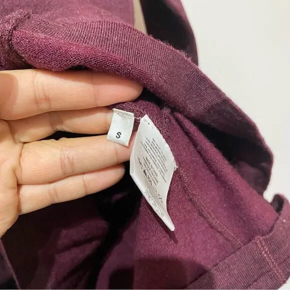 Essential Antwerp Peplum Burgundy Sweater - Picture 4 of 5